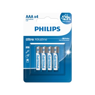 ถ่านอัลคาไลน์ Alkaline Battery 2A/3A Pack4 Philips(Japan) แพ็คละ