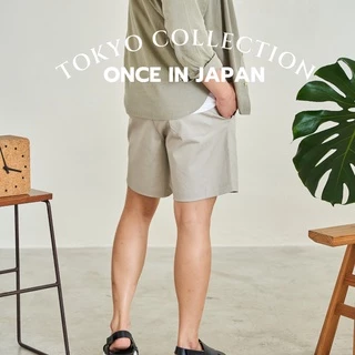 กางเกงขาสั้นผู้ชาย เอวยางยืด TOKYO RALPH T กางเกง ขาสั้น ชาย ผ้ายืด