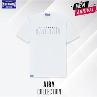 AQUANINE อควาไนน์ เสื้อยืดผู้ชาย เสื้อยืดผู้หญิง รุ่น AIRY เสื้อคอตตอน มินิมอล สตรีท ใส่สบายตัว ไม่ร้อน ลิขสิทธิ์แท้