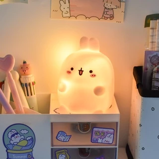 โคมไฟตั้งโต๊ะ LED ไฟตกแต่งห้อง โคมไฟหัวเตียง ไฟกลางคืน โคมไฟน่ารัก ของแต่งห้อง พร้อมถ่าน เปิดใช้งานได้ทันที