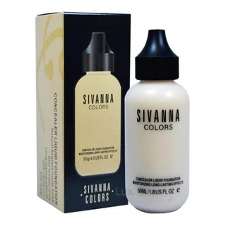 Sivanna Colors Concealer Liquid Foundation ซีเวียน่า รองพื้นเนื้อใยไหม SPF 25 PA+++ ขนาด 50 g