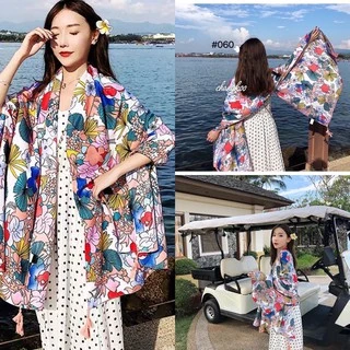 ผ้าคลุมไหล่โบฮีเมียน พิมพ์ลายสวยงาม สีสันสดใส เนื้อผ้านิ่มอย่างดี เกรดพรีเมี่ยม สินค้าใหม่ พร้อมส่ง