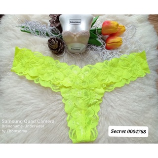 Secret Size XS-4XLต้นๆ  ชุดชั้นในแบรนด์ /จีสตริง สะท้อนแสง G-string 0004768