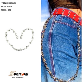 Spenzer.street |   Trouser chain โซ่ห้อยกางเกง เสื้อผ้าแฟชั่น สตรีท rapper travis scott ทราวิส 2pac ฮิต 2022 มาใหม่