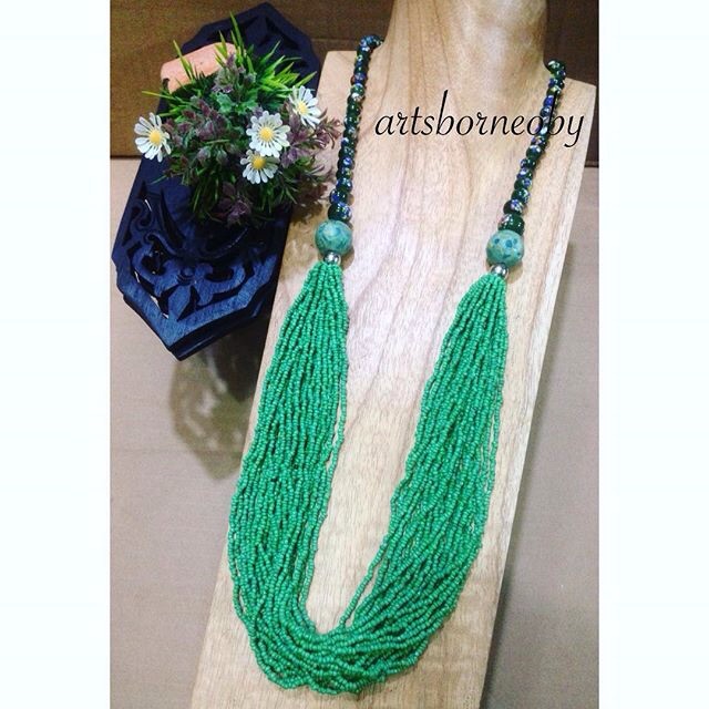 ETHNIC TASSEL BEAD NECKLACE MD1