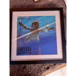 โปสเตอร์วงดนตรี Nirvana พร้อมเข้ากรอบ