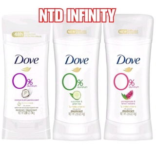 นำเข้า🇺🇸 *พร้อมส่ง* Dove 0% Aluminum Free Deodorant 74g.