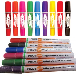 ปากกาเคมี 2หัว ตราม้า, ปากกาไวท์บอร์ด PILOT(ราคาต่อ 1 ด้าม)