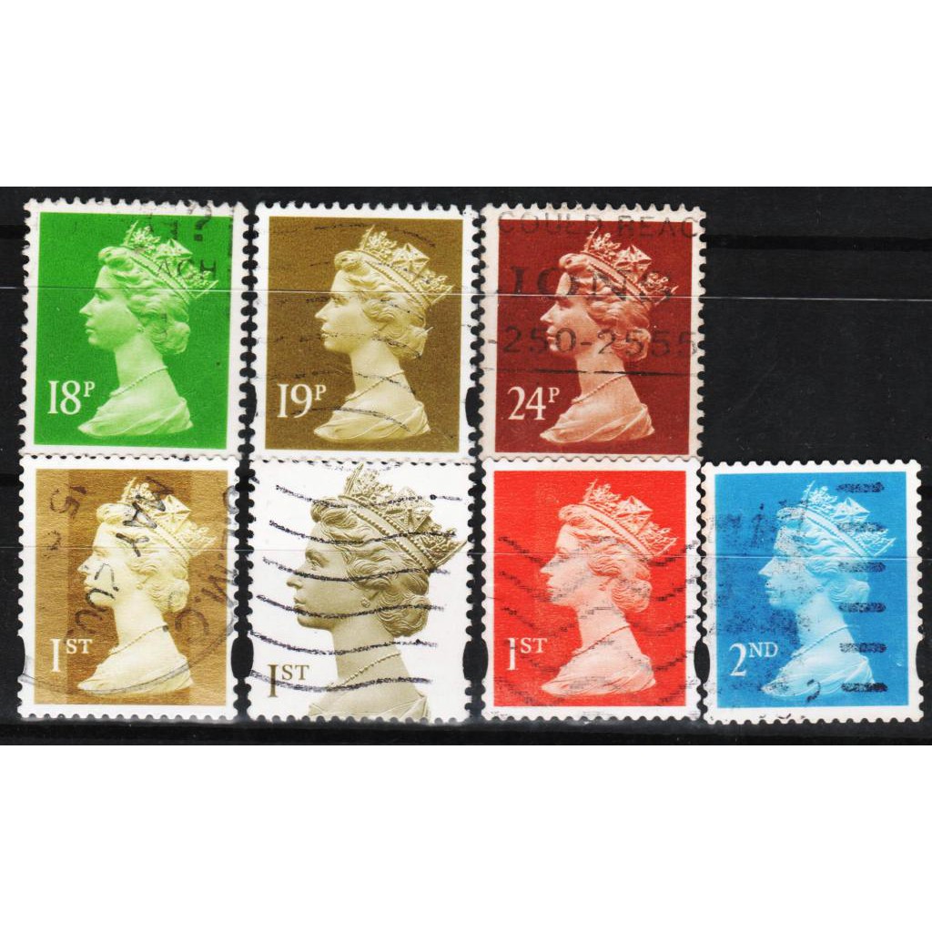 Filateli Great British Queen Elizabeth II แสตมป์
