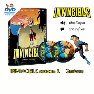 DVD invincible saeson 1 หนังใหม่ 2021 dvd หนังราคาถูก อังกฤษ/มีซับไทย มีเก็บปลายทาง