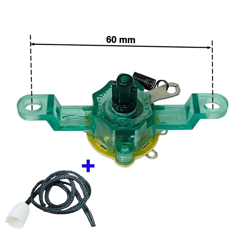 Power shopping สวิทช์พัดลม ติดผนังทั่วไป 1A 220VAC สวิทร์กระตุก อะไหล่พัดลม สินค้ามีตัวเลือก มี2รุ่น แถมเชือก - รูปที่ 2