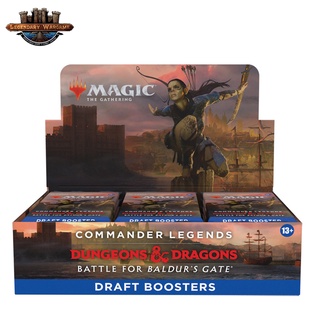 [พร้อมส่ง]Magic :Commander Legends: Battle for Baldurs Gate Draft Booster Display การ์ดเกมส์