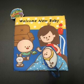 หนังสือผ้าwelcome new  baby  หนังสือผ้าสำหรับเด็ก