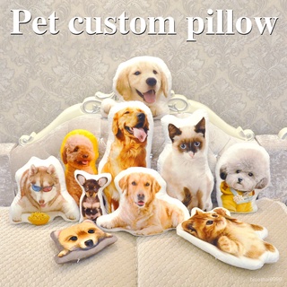 【บลูไดมอนด์】Photo customization pillow creative pet travel pillow photo almofada oreiller hold pillow shaped wedding dec