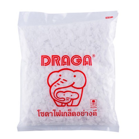 Draga โซดาไฟเกล็ด ขนาด 1 กิโลกรัม