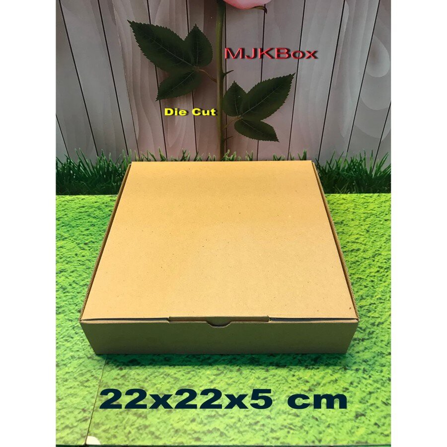 กล่องกระดาษแข็ง UK.22X22X5 ซม.โมเดลกระดาษแข็งพิซซ่า
