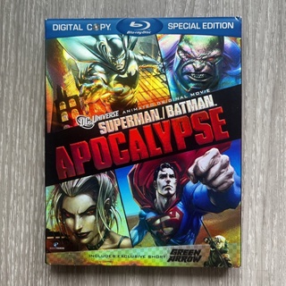 📀 Blu-ray แผ่นบลูเรย์ การ์ตูน Superman/Batman: Apocalypse ซูเปอร์แมน กับ แบทแมน ศึกวันล้างโลก(แผ่นแท้ มือ 2 จาก US)