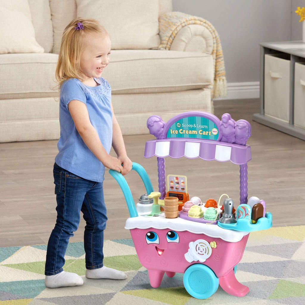 รถขายไอศครีมเด็ก รุ่นใหม่ LeapFrog Scoop and Learn Ice Cream Cart สื่อการสอนเด็กแนวของเล่น จากแบรนด์ดัง นำเข้า USA ราคา ถูกที่สุด ดีลบีเคเค แกลเลอรีภาพที่ 5