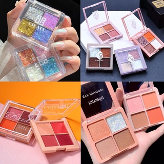 Eyeshadow Disc Powder Palette พาเลททาตา4สีEyeshadow Disc Powder Palette 4 color palette