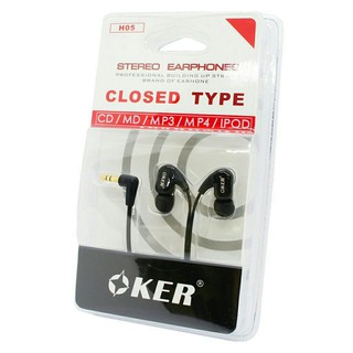 Oker หูฟัง Stereo Earphone CLosed Type รุ่น H05 .