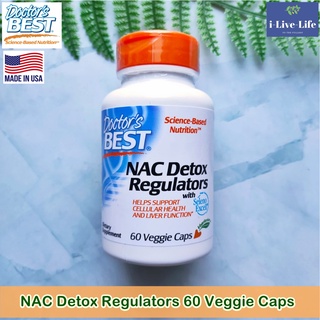 NAC, Detox Regulators 600mg 60 Veggie Caps - Doctors Best