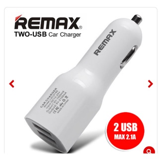 Remax Car Charger 2 USB ของแท้ ที่ชาร์ตแบตในรถยนต์