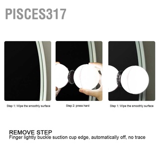 Pisces317 💡💡หลอดไฟแต่งหน้า ไฟติดกระจกแต่งหน้า ไฟติดโต๊ะเครื่องแป้ง Led ปรับได้ แบบดูด ชาร์จไฟได้