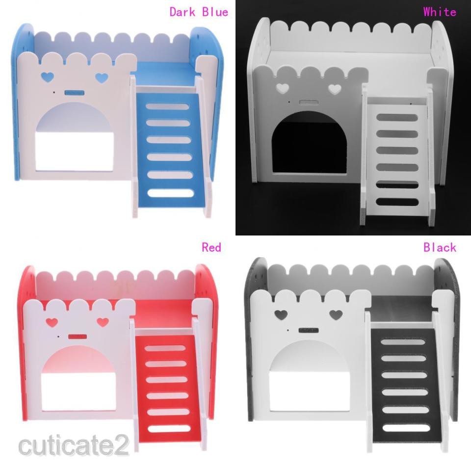 Cute Design Mini Small Animal Castle House Hamster Live Play House 7FNM ... - Hamster Cute Castle Playstand Tutorial