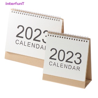 [InterfunT] ปฏิทินตั้งโต๊ะ สไตล์เกาหลี เรียบง่าย สําหรับตกแต่ง 2023 [ใหม่]