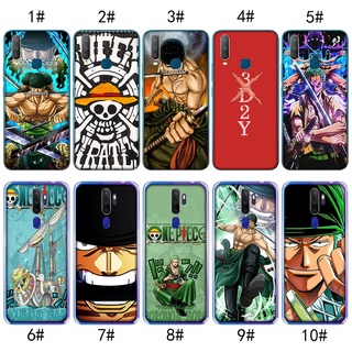 เคสใส ลายวันพีช Roronoa Zoro สําหรับ OPPO A59 A77 A8 A31 A83 A1 A93 F1s 2020 MZD128