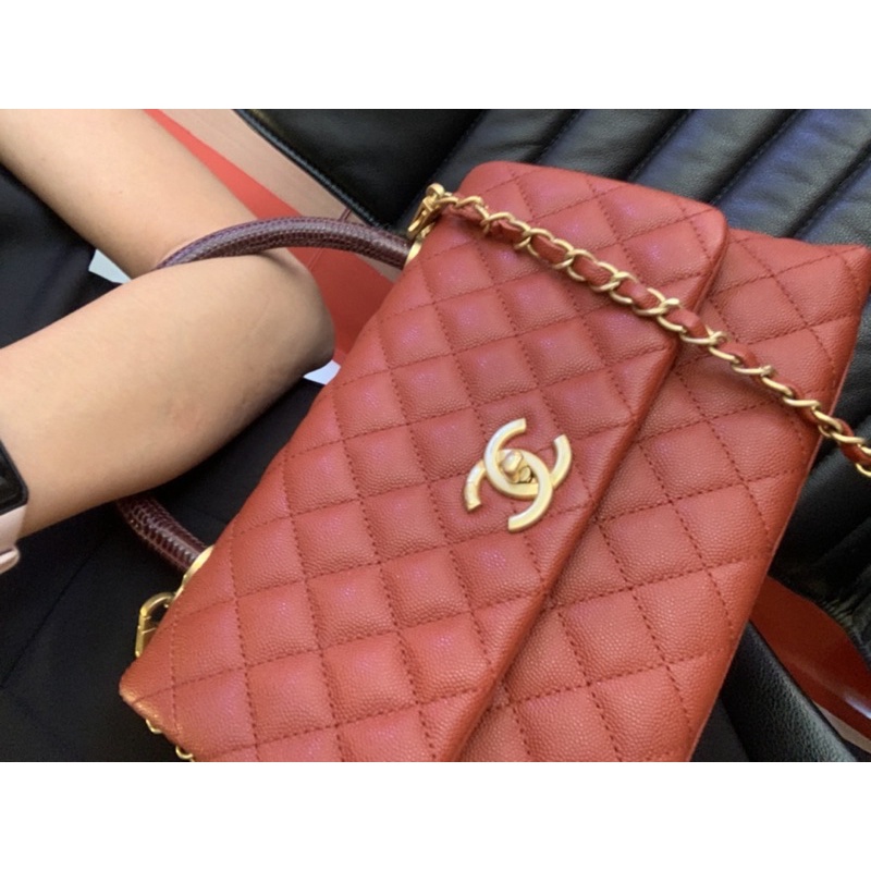 Chanel Coco 10.5,Lizard,Used,good condition