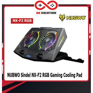 พัดลมโน๊ตบุ๊ค เกมมิ่ง NUBWO Sindel NX-F2 RGB Gaming Cooling Pad