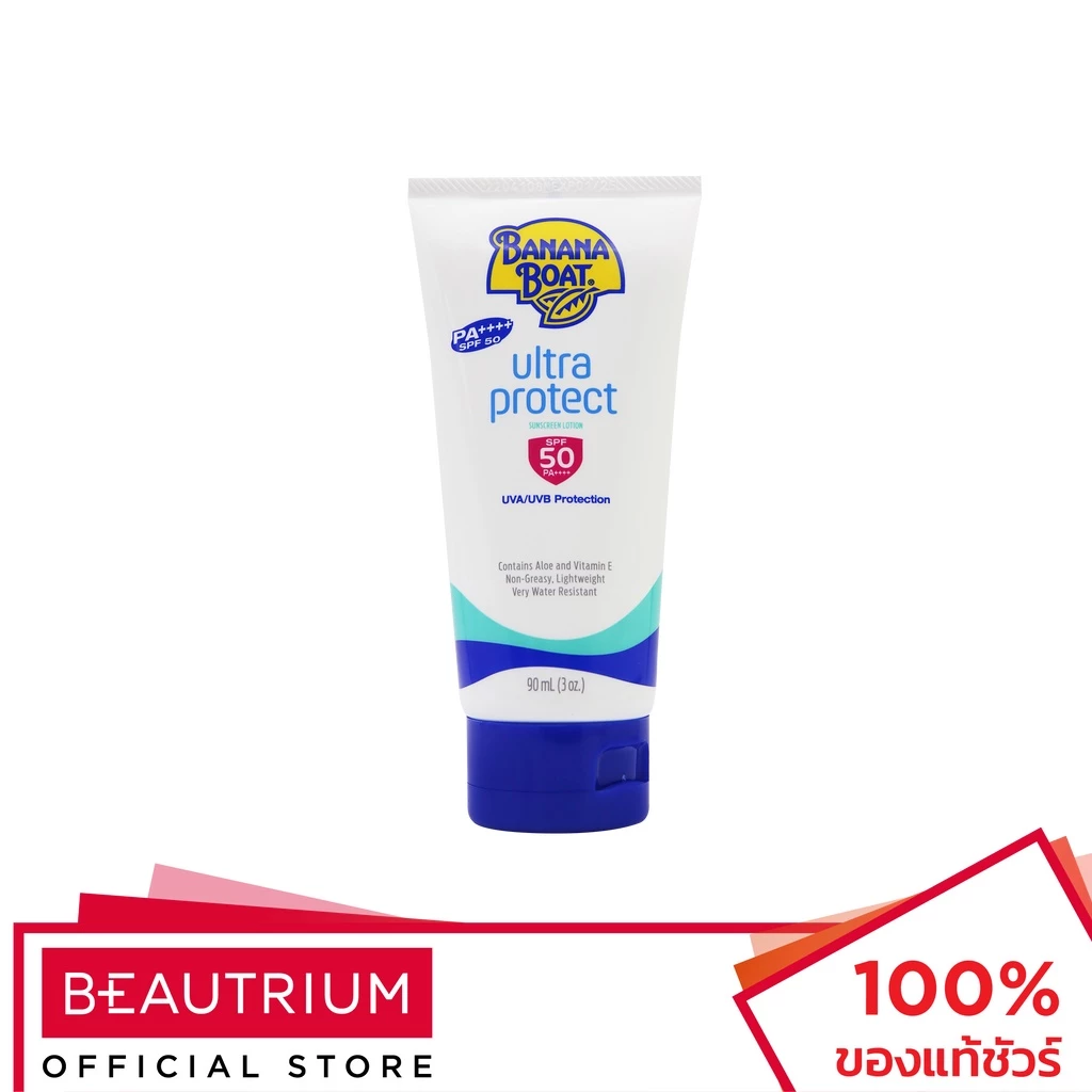 BANANA BOAT Ultra Protect Sunscreen Lotion SPF 50 PA+++ ครีมกันแดด 90ml