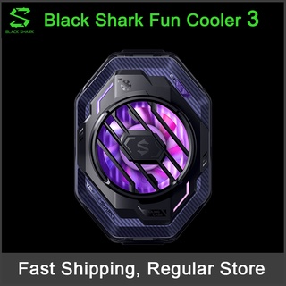 Black Shark FunCooler 3 Pro พร้อมไฟ RGB พัดลมระบายความร้อน รองรับ APP ควบคุม ICE Dock สําหรับ Android / iOS Black Shark 4 3 Pro 2 Pro Fun Cooler Phone Cooler Liquid Coolinger