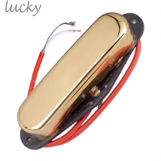 Lucky~Chrome Gold Single Coil Guitar Neck Pickup for Tele Electric Guitar Accessory brand new#lucky888