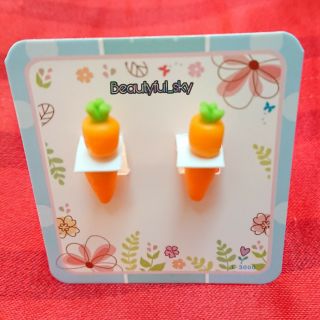 🎐ต่างหู🎐 แครอท 🥕 น่ารัก / Earring Stud/ พร้อมส่ง