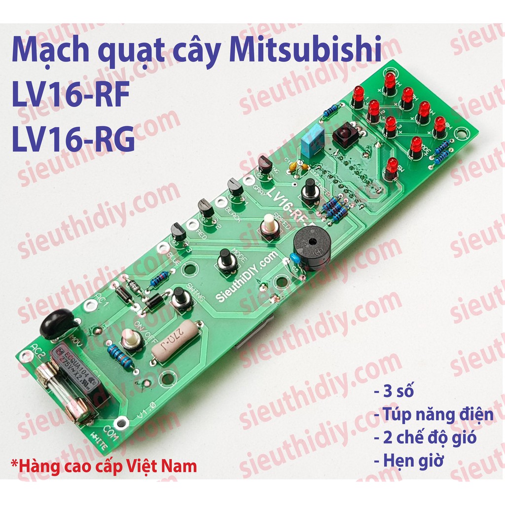 Mitsubishi Fan Circuit LV16-RG-RF-RD Premium SieuthiDIY
