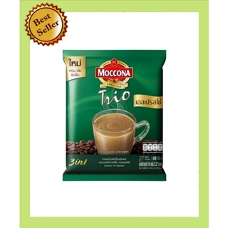 Moccona​ Trio​ มอคโคน่า​ กาแฟปรุงสำเร็จชนิดผง​ 3อิน1​ เอสเปรสโซ่​ (27ซอง)