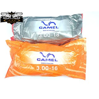 ยางใน 300-16 , 300-18 คาเมล CAMEL 3.00-16จุ๊บตรง , 3.00-18 จุ๊บตรง