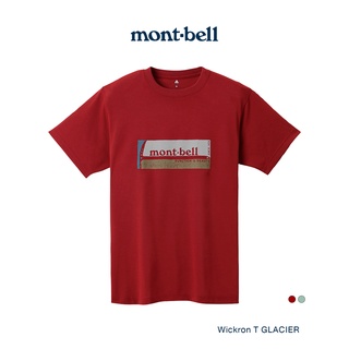 เสื้อยืดใหม่Montbell เสื้อยืด ใส่สบาย ระบายอากาศได้ดี กันแดด แห้งเร็ว รุ่น Wickron T GlacierS-3XL