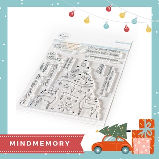 Clear Stamp เคลียร์แสตมป์ ตัวปั้มใส Merry Days ขนาด 4x6 นิ้ว