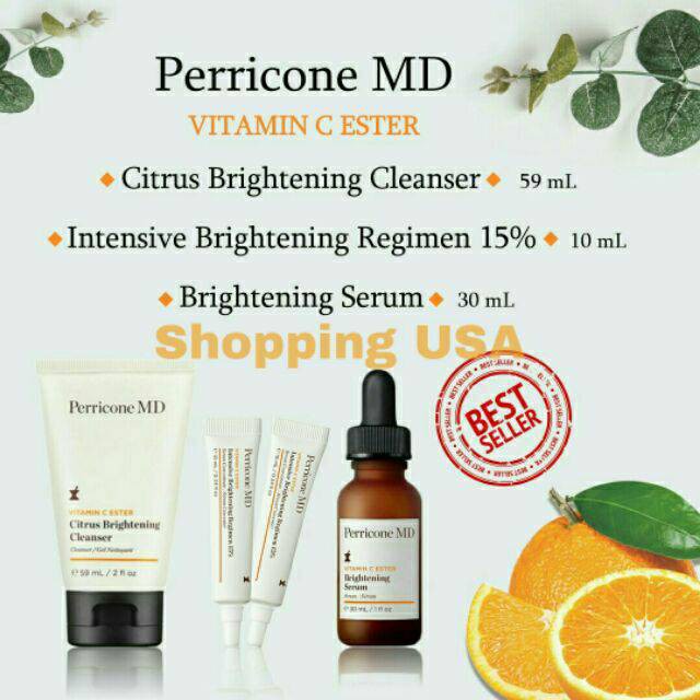 🔥พร้อมส่ง🔥 Perricone MD vitamin c Ester brightening regiment 15%