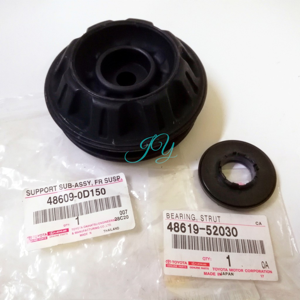 Toyota Vios NCP150 / NSP151 / Sienta NSP170 ยึดโช้คหน้า & แบริ่ง (48609-0D150; 48619-52030)