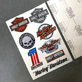 สติ๊กเกอร์โลโก้สะท้อนแสง 3 ม. สําหรับตกแต่งรถจักรยานยนต์ harley - davidson