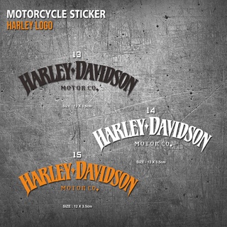 สติกเกอร์โลโก้ Harley Davidson 03 สําหรับติดหมวกกันน็อครถจักรยานยนต์