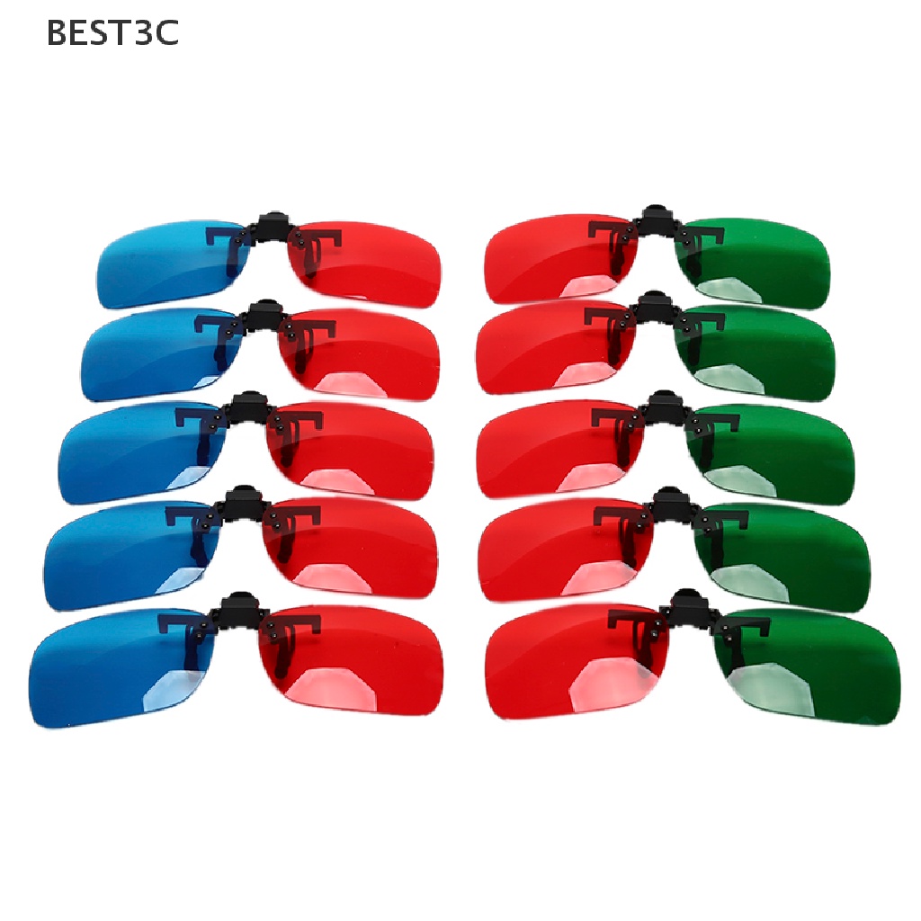 Best3c ขายดี แว่นตา 3D สําหรับดูหนัง 3D เล่นเกม และทีวี #8
