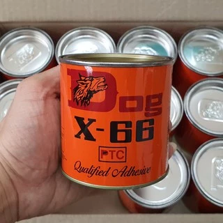 กาวยางตราหมา DOG X-66 ขนาด 200 กรัม กาวอเนกประสงค์ สูตรเข้มข้น กระปุกเล็ก