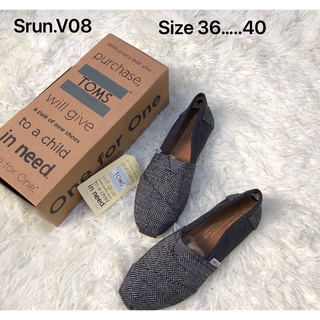 Toms รองเท้าผ้าใบแบบสวม