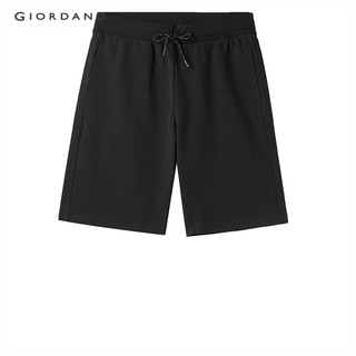 GIORDANO Mens Cotton Polyester Interlock Mid Rise Regular Shorts 01100436