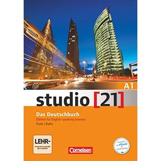 Studio [21] A1, A1.1, A1.2, A2, A2.1, A2.2, B1, B1.1, B1.2 : Course/workbook, Testheft, Glossary (นำเข้าของแท้100%)